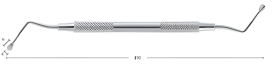 Кюрета за кости Hemingway Fig.2