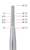 Osteotome Samer Ø 2.5 mm, 15 cm