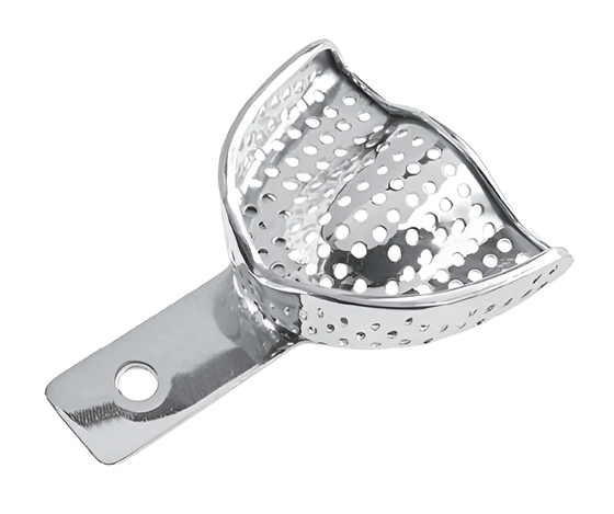 Перфориран отпечатъчен лъжица с ръб горен №1