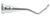Miller root lever, right, Ø 4 mm, bent