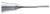 Root canal lever, anatomical, straight, with round tip Ø 2.5 mm