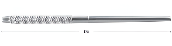 Round mirror handle