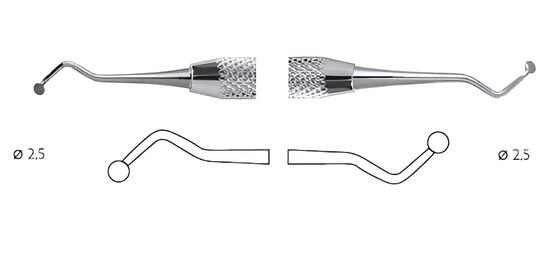 Excavators Ø 2,5 mm