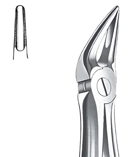 Екстракционни форцепс за корени на горни резци Fig.30