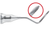 Heidbrink root lever right, serrated, Ø 2 mm