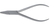 Orthodontic pliers Hollow Chop 13 cm