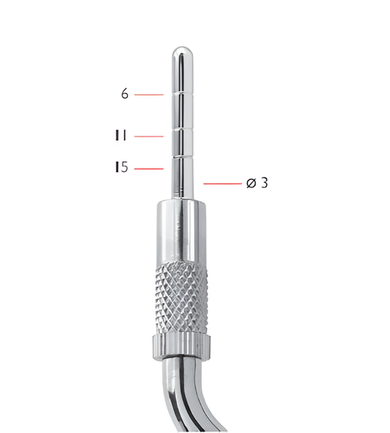 Convex angle osteotome with stop Ø 3 mm