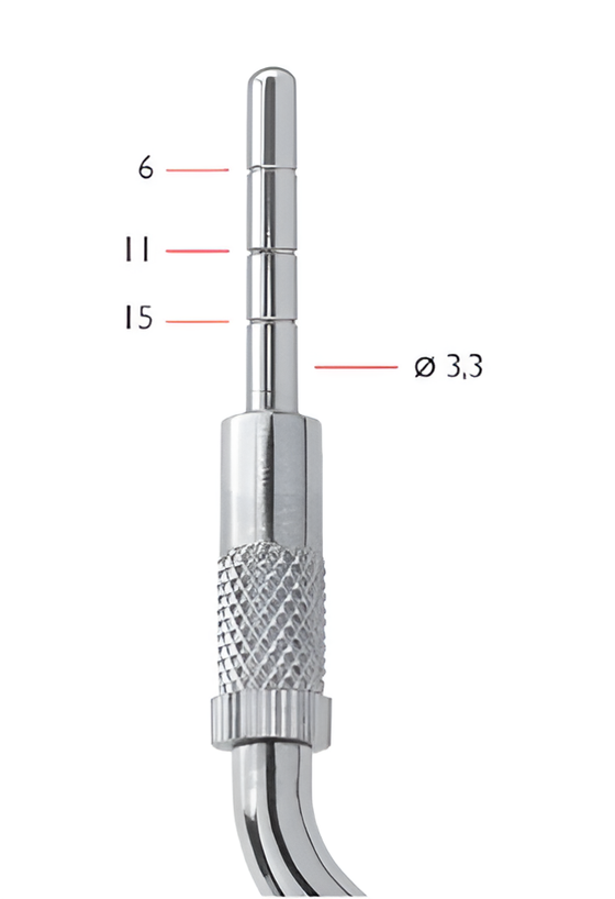 Convex angle osteotome with stop Ø 3.3 mm
