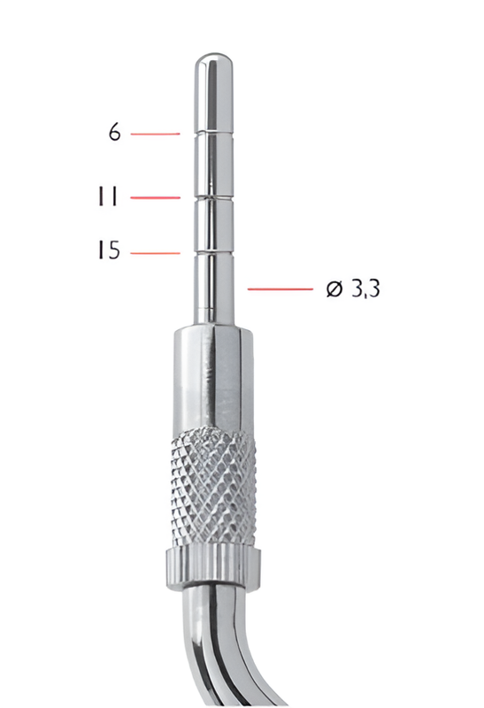 Convex angle osteotome with stop Ø 3.3 mm