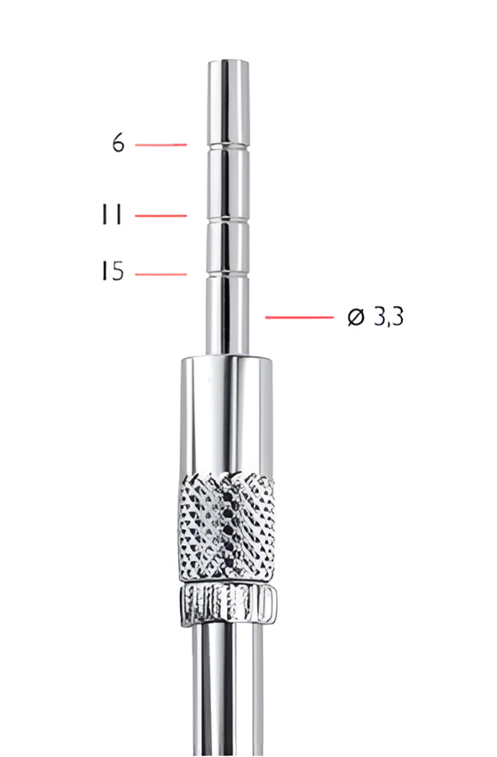 Straight concave osteotome with stop Ø 3.3 mm