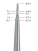 Osteotome Samer Ø 1.6 mm, 15 cm