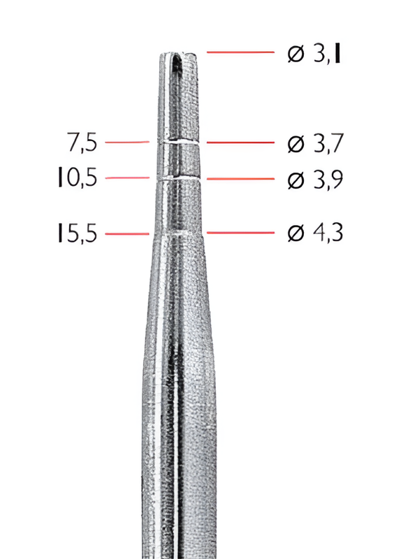 Osteotome Samer Ø 3.1 mm, 15 cm