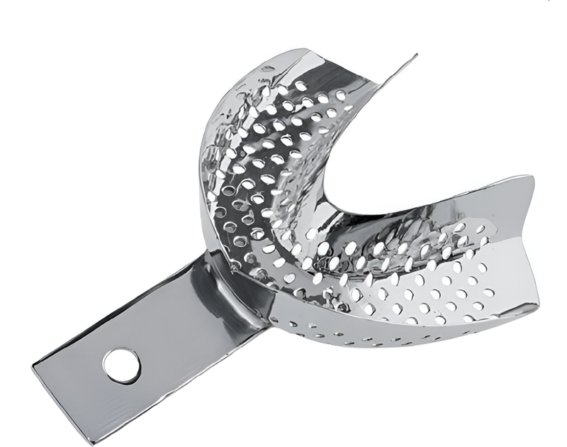 Perforated impression tray without rim, lower No. 5