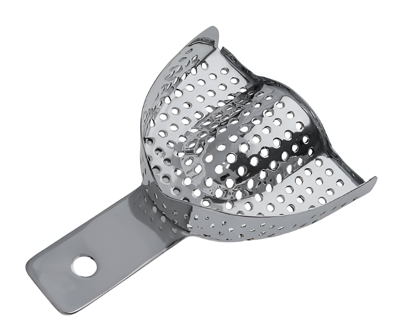 Perforated impression tray without rim, upper #2