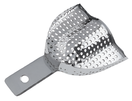 Perforated impression tray without edge upper No. 5