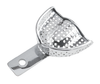 Perforated impression tray with upper edge No. 1