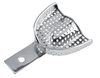 Perforated impression tray with upper edge No. 2