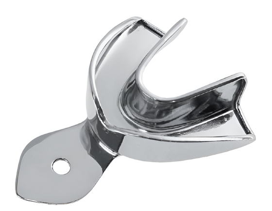Smooth impression tray with edge, lower no. 3