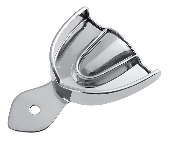 Smooth impression tray with edge, upper #5