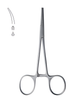 Surgical micro mosquito forceps, curved, 10 cm