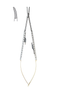 Barraquer TC needle holder curved 180 mm