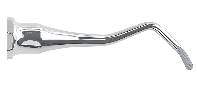 Miller root canal lever, left, Ø 4 mm, bent