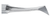 Root lever anatomical, flag-shaped, left