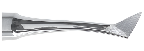 Root lever, anatomical, flag-shaped, right