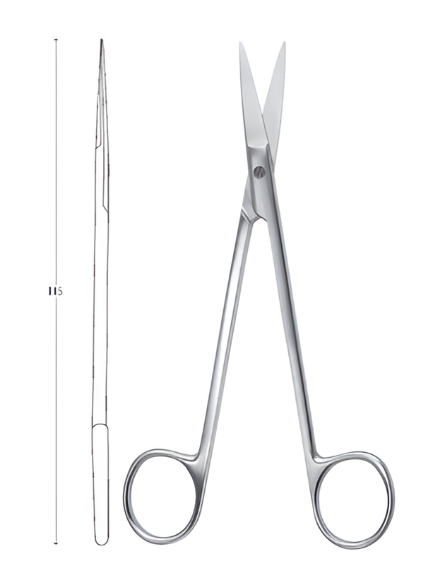 Iris straight scissors