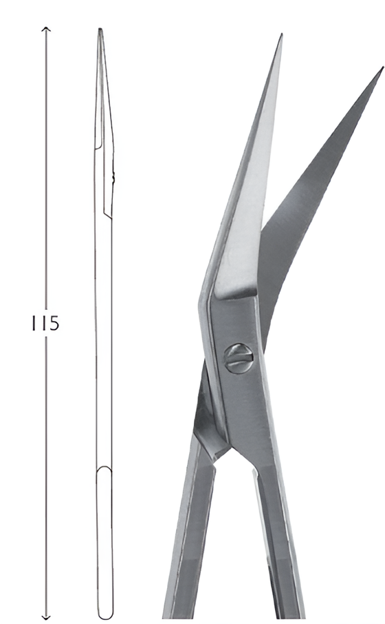 Iris scissors bent