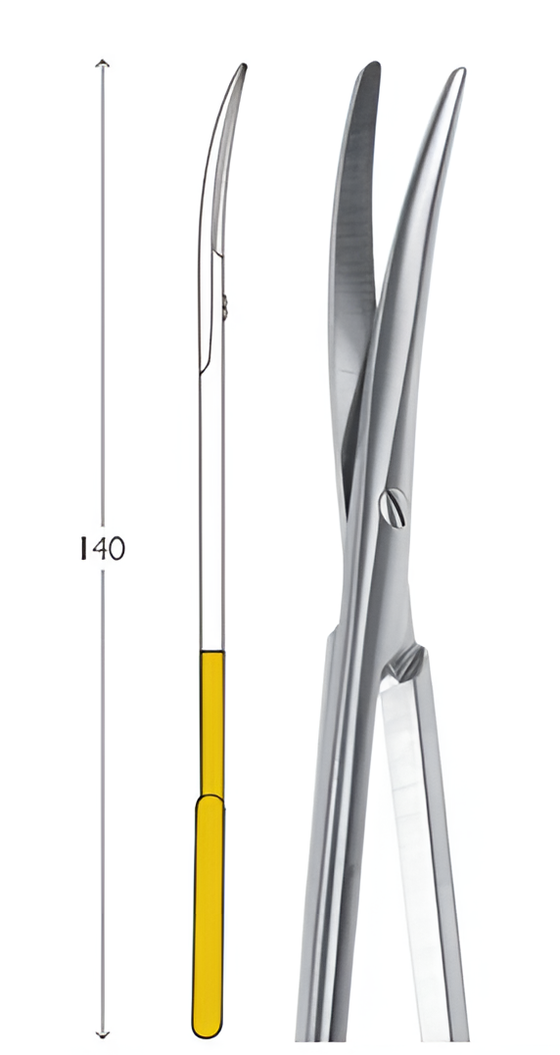 Metzenbaum scissors curved TC 14cm