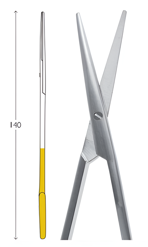 Metzenbaum scissors straight TC 14cm