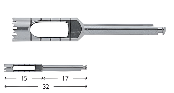 Trepan drill Ø 5 mm external, Ø 4.5 mm internal