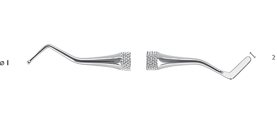 Pallina stopper/spatula, Ø 1 mm – Ø 2 mm