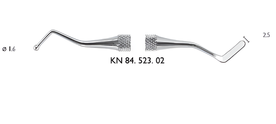 Pallina stopper/spatula, Ø 1.6 mm – Ø 2.5 mm