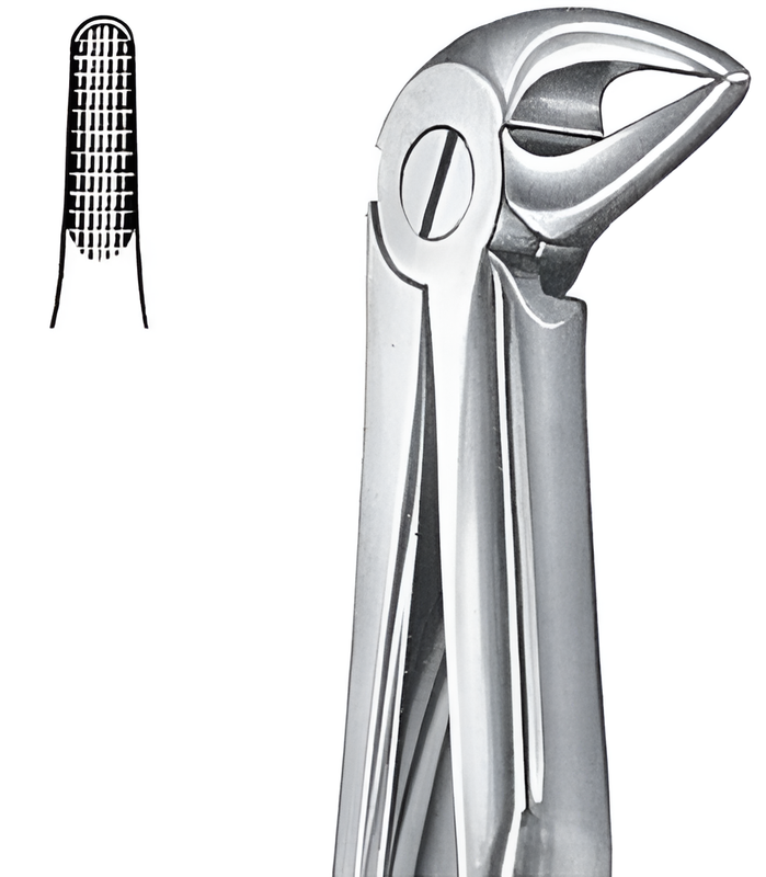 Extraction forceps for lower roots Fig.33