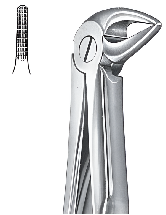 Extraction forceps for lower roots Fig.33/A