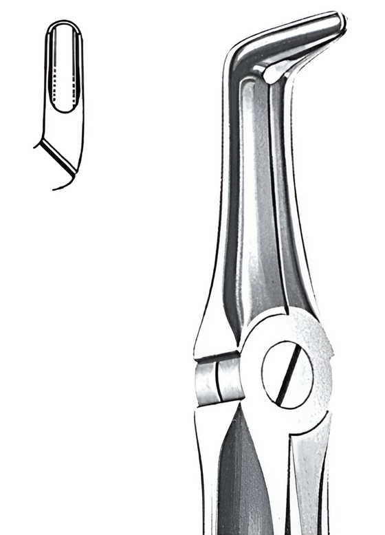 Extraction forceps for lower roots Fig.45