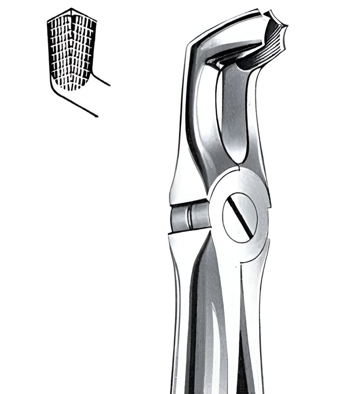 Extraction forceps for lower wisdom teeth Fig.79