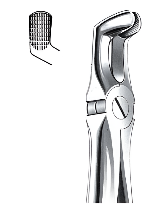 Extraction forceps for lower wisdom teeth Fig.79/A