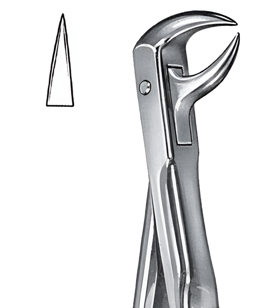 Extraction forceps for lower molars Fig.86