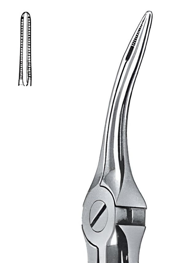 Extraction forceps for upper incisor roots Fig.49