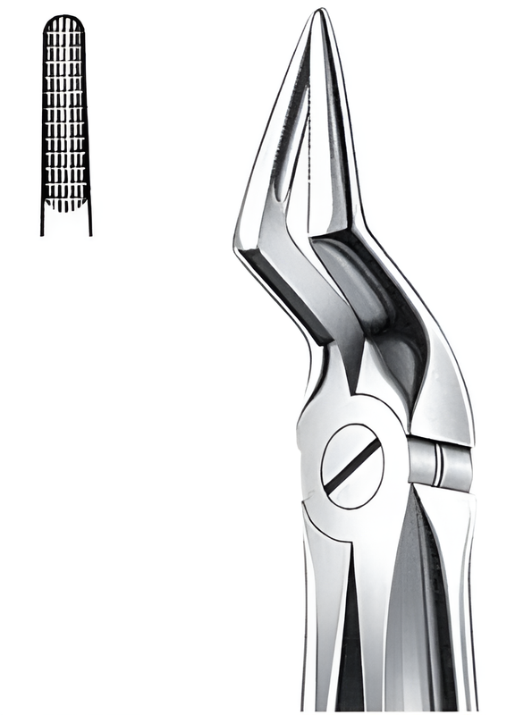 Extraction forceps for upper incisor roots Fig.51/A