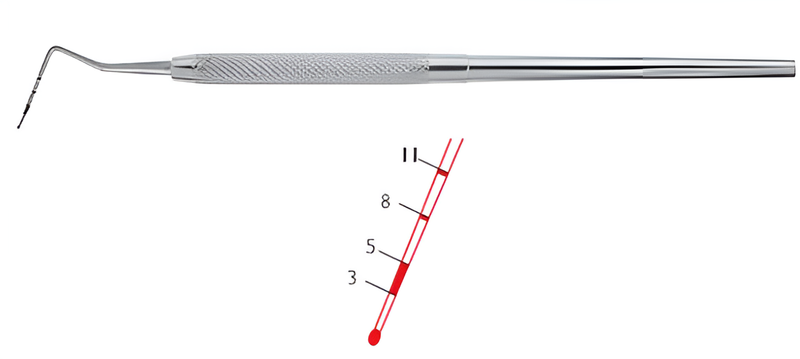 WHO periodontal probe