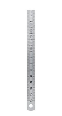 Metal ruler