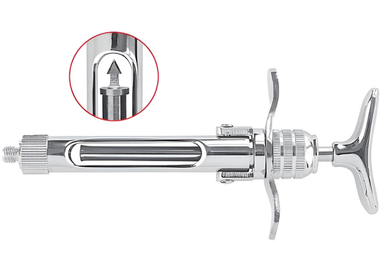 Anesthesia syringe bayonet
