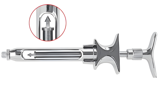 Anesthesia syringe lancet